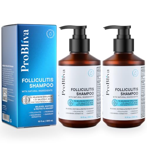 ProBliva Folliculitis Shampoo with Selenium Sulfide & Salicylic Acid