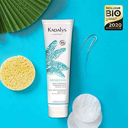 Kadalys Musaclean Pure Melt Cleansing Oil Gel - Organic - Yellow Banana, 5.07 Fl Ounce