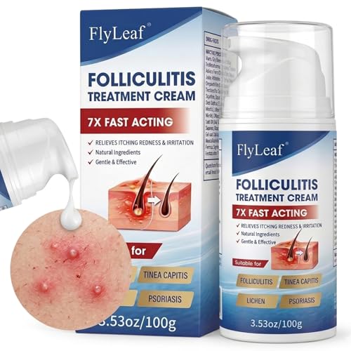Flyleaf Folliculitis Treatment Cream with Benzoyl Peroxide & Tea Tree Oil - 100g