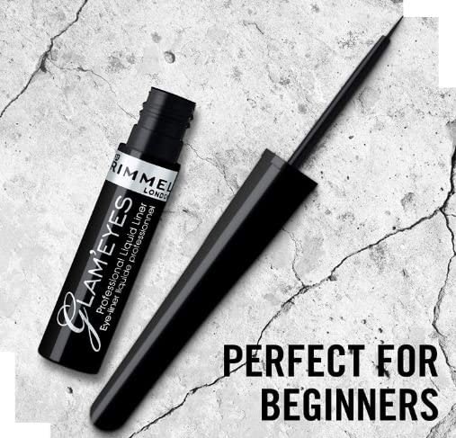 Rimmel Glam Eyes Liquid Liner in Black Glamour 3.5ml