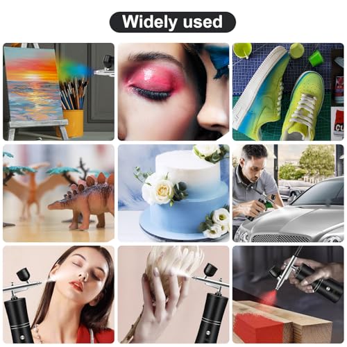 Jadeshay Portable Airbrush Kit with Rechargeable Compressor