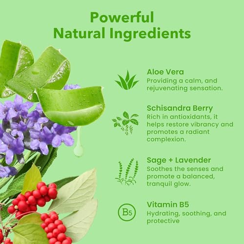 Patchology Press Reset Aloe Vera Face Mask - Moisturizing Facial Sheet Masks w/ Lavender & Vitamin B5 for Skin Relaxation & Revitalization - Ideal Skincare Solution for Sun-Exposed Skin (4 Count)