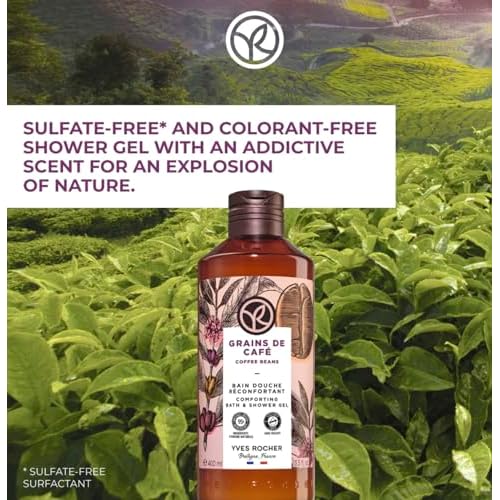 Yves Rocher Sensual Bath & Shower Gel Nourishing Moisturising - Coffee Beans 400 ml./13.5 fl. oz.