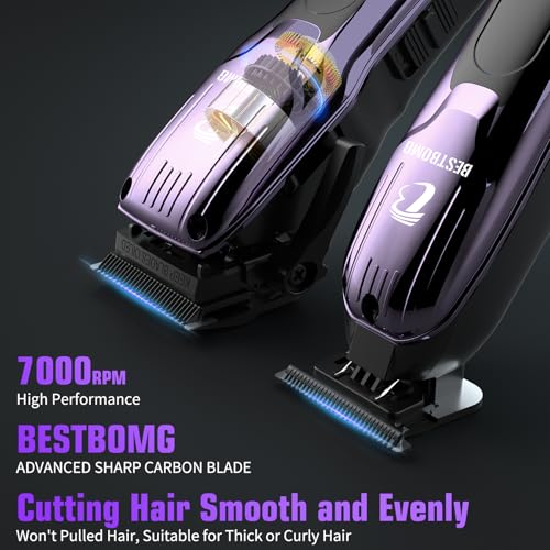 BESTBOMG Professional Hair Clippers & Grooming Kit BS-808C