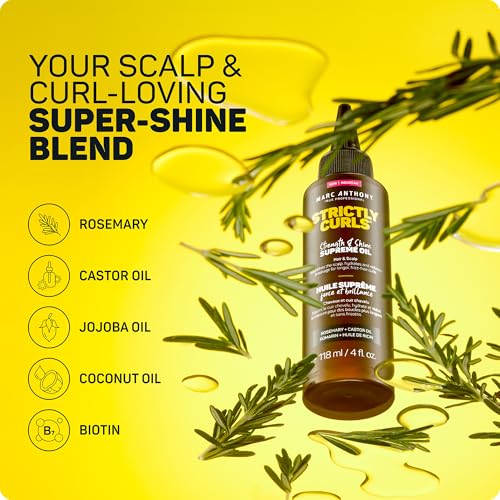 Marc Anthony Strengthening Scalp & Hair Oil for Curly Hair - 4 fl oz