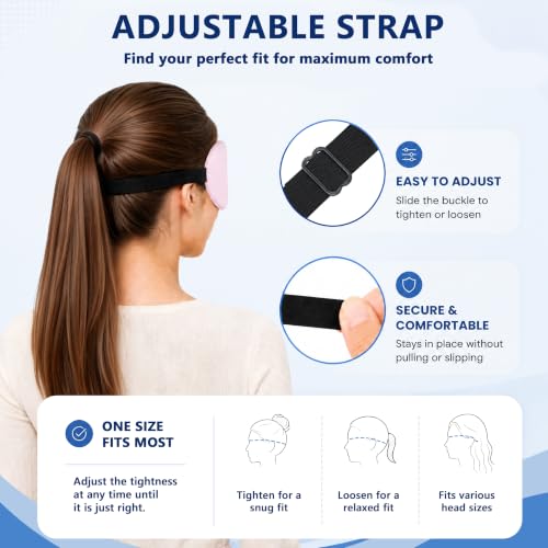 Cooling Gel Eye Mask for Migraines & Puffy Eyes – 2 Pack