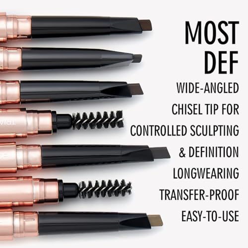 Vegan Eyebrow Pencil 4-Shade Set - Waterproof & Long-Lasting