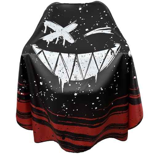 Barber Capes for Men Hair Cutting Capes with Snaps Salon Capes for Stylists Waterproof Hairdresser Gown Cape- 63¡±¡¿ 56¡±(Black)