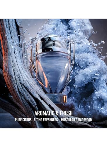Rabanne Invictus Eau de Toilette - Woody Aquatic Cologne for Men