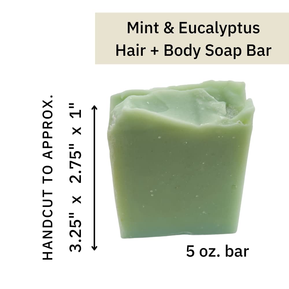 EDEN Daily Essentials - Natural Handmade Soap Bar - Olive Oil Soap Scented with Pure Essential Oils - 5oz