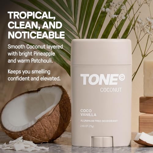 Coconut Vanilla Deodorant Stick - 48-Hour Odor Protection, 2.65 oz