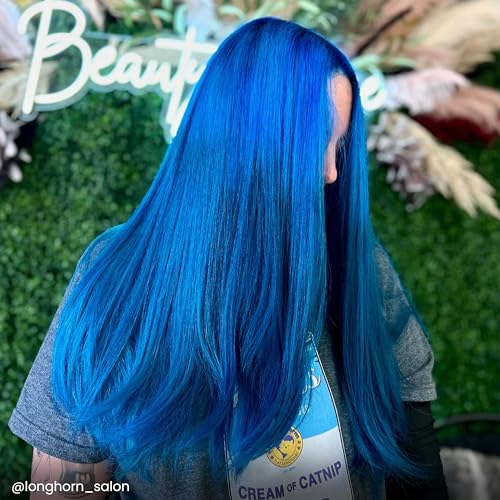 Arctic Fox Poseidon Semi-Permanent Hair Dye - Vibrant Blue, Vegan