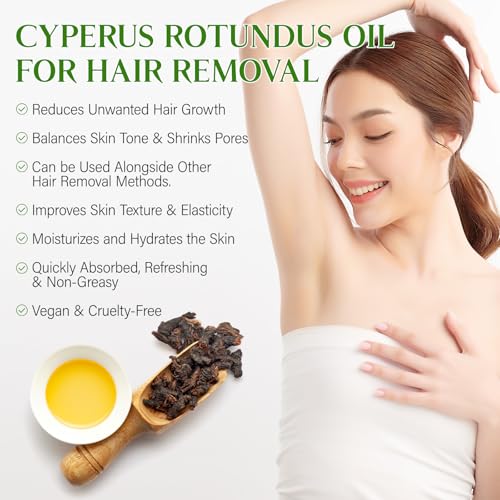 GOGIFTGO Cyperus Oil for Hair Removal - 60ml Natural Skin Care