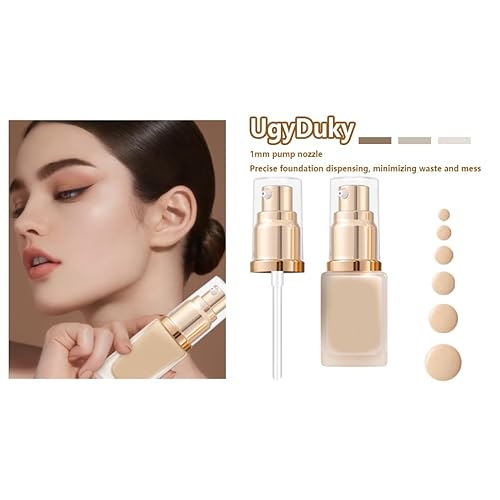 2Pack Foundation Pump Fit for Estee Lauder Double Wear Foundation, Gold Replacement Pumps for DW Makeup Bottle(Upgraded)