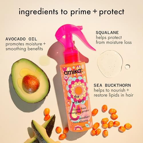 Amika The Wizard Detangling Primer - Heat Protection Up to 450°F