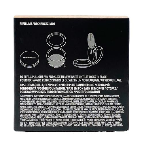 M.A.C Studio Fix Powder Plus Foundation 24 hr Oil Control Refillable - NW22 (Warm beige with rosy undertone for light to medium skin) .42 Oz / 12g