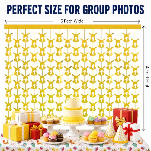 Pokemon Birthday Party Supplies Bundle for 16 - Banner, Plates, Balloons & Backdrop