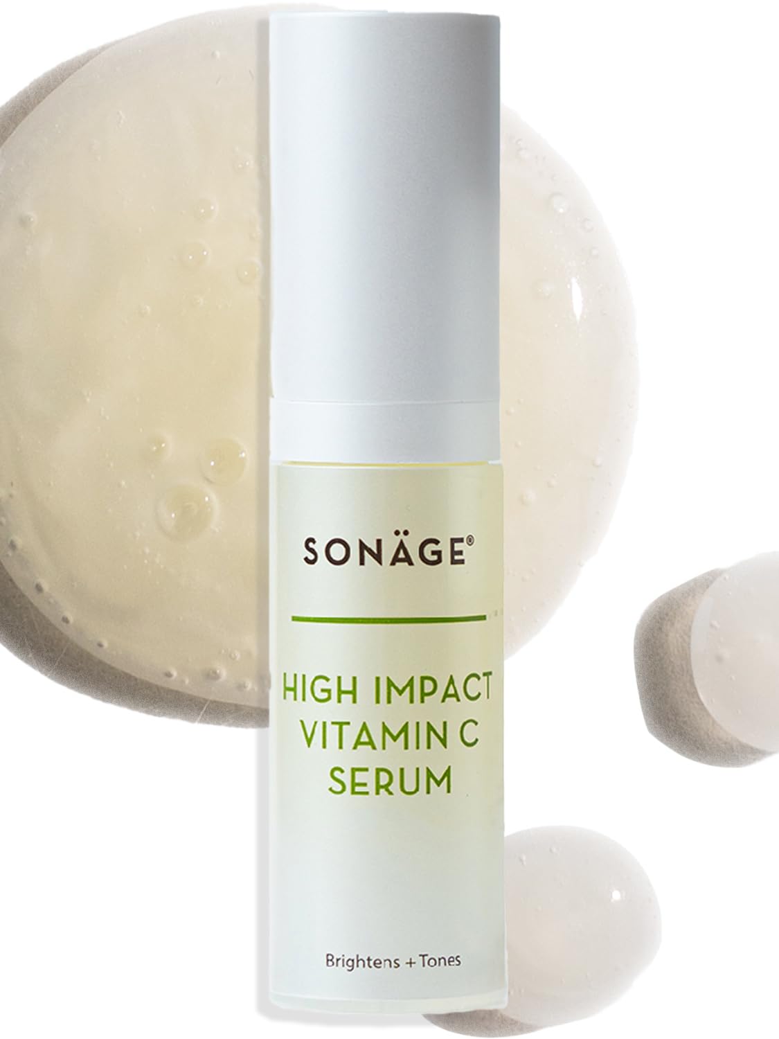 Sonage High Impact Vitamin C Serum: With Hyaluronic Acid | Brightens, Hydrates, Fades Dark Spots and Corrects Skin Tone (15 ml)