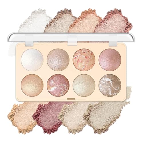 8-Color Nude Eyeshadow Palette | Pigmented Blendable Makeup
