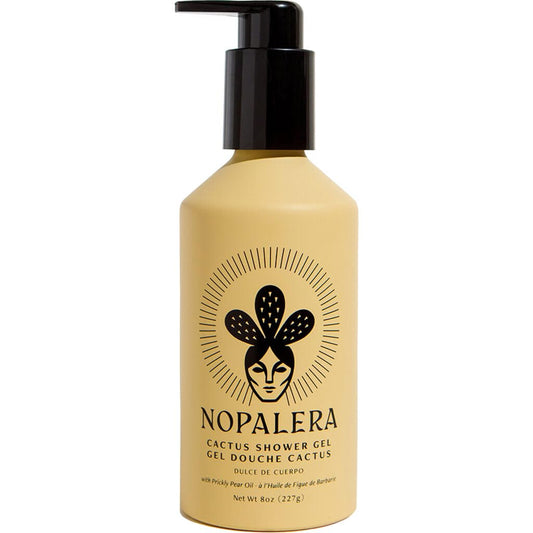 Nopalera Dulce de Cuerpo Shower Gel with Prickly Pear Oil and Blue Agave - Amber, Citrus, and Warm Vanilla Fragrance, Vegan, Moisturizing Body Wash for Skin, 8 oz.