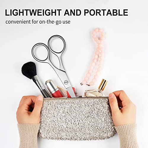 Small Nose & Eyebrow Scissors with Sharp Tip - Professional Stainless Steel Grooming Tool