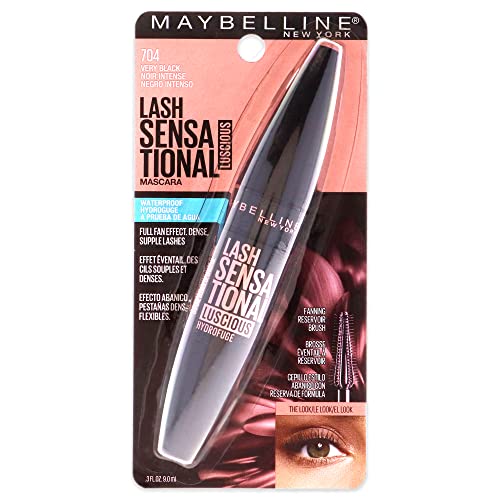 Maybelline Lash Sensational Waterproof Mascara, Very Black