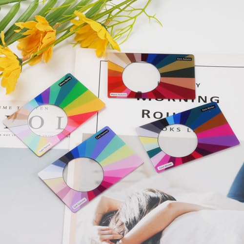 Seasonal Color Selection Cards - 4-Card Set for Fashion Matching