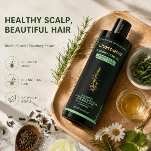 Rosemary Hair Growth Shampoo with Biotin & Keratin, 10.15 fl oz