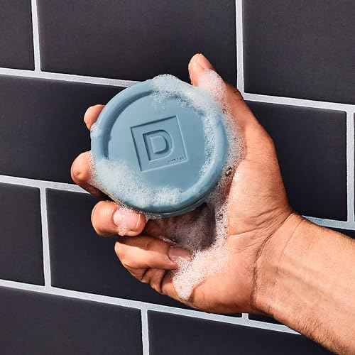 Duke Cannon Supply Co. Bar Soap Puck - Men's Rounded Bar Soap with Masculine Scents - Disc-Shaped Mens Soap - Hydrating & Deep Cleaning - All Skin Types - Midnight Swim, 5 oz