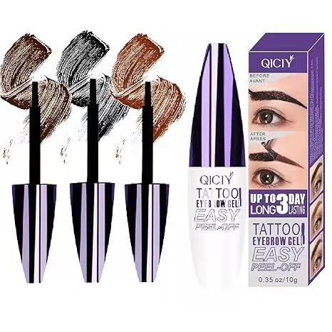 Peel Off Eyebrow Tint Gel - Waterproof 3 Day Brow Dye (2Pcs)