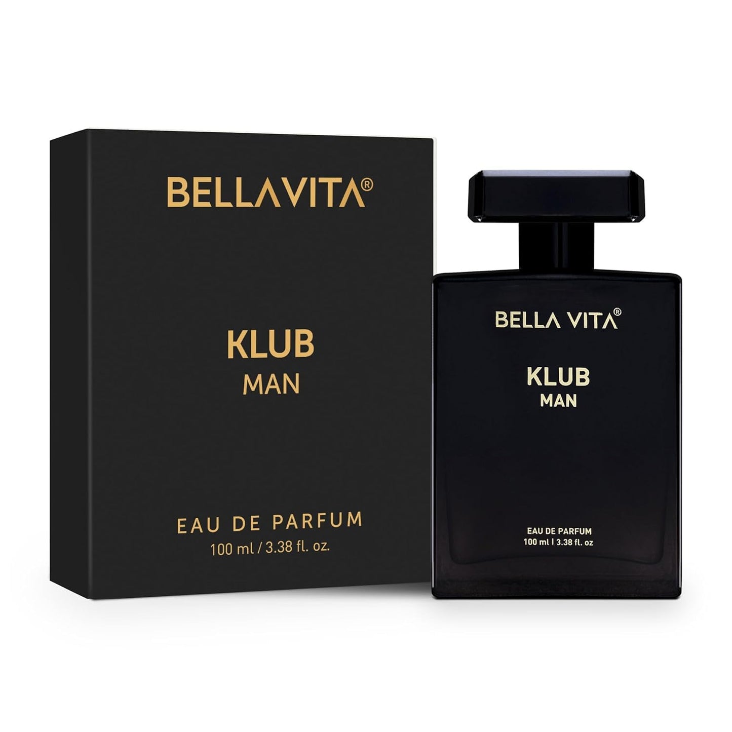 Bella Vita Luxury Gift Set Combo For Men - CEO MAN & KLUB Eau de Parfum for Men | Intense & Masculine | Citrus, Woody, Lemon, Lavender | Vegan & Cruelty Free - 2 * 100 ML