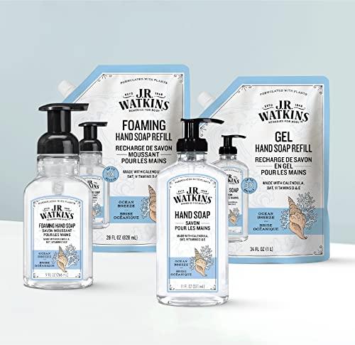 J.R. Watkins Ocean Breeze Hand Soap, 11 oz