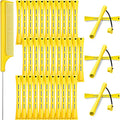 WILLBOND 36 Piece Cold Wave Hair Perm Rods with Rat Tail Comb