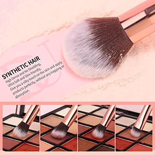 DUcare Makeup Brushes Set Professional 27Pcs+Eyelash Comb