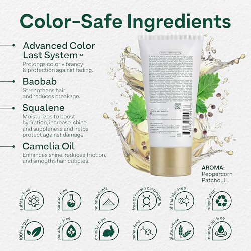 Colorproof Baobab Recovery Shampoo for Damaged Color-Treated Hair, Strengthens & Repairs, Sulfate-Free, Vegan