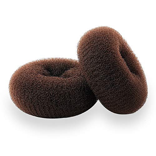 Hair Donut Bun Maker, 2-Pack Medium 3-Inch Ring Shaper