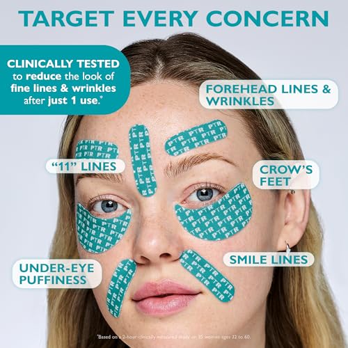 Peter Thomas Roth Peptide Skinjection Face & Eye Tape for Wrinkles & Aging Skin