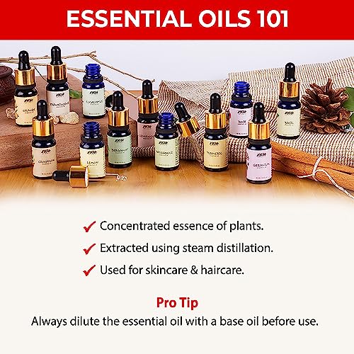 Nykaa Naturals Essential Oil - Unclogs Your Pores, Tones and Soothes Skin - Rehydrates Damaged Tresses and Promotes Hair Growth - Perfect for Relaxation and Rejuvenation - Rose - 0.33 oz