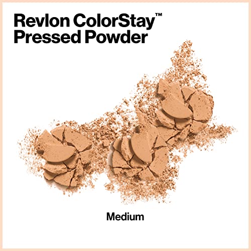 Revlon ColorStay Pressed Powder, Medium 840, Oil-Free Shine Control
