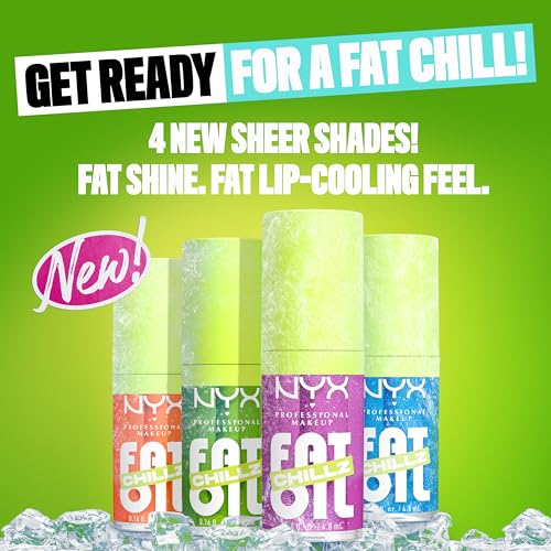 NYX Fat Oil Chillz Tinted Lip Gloss - Strawberry Slush