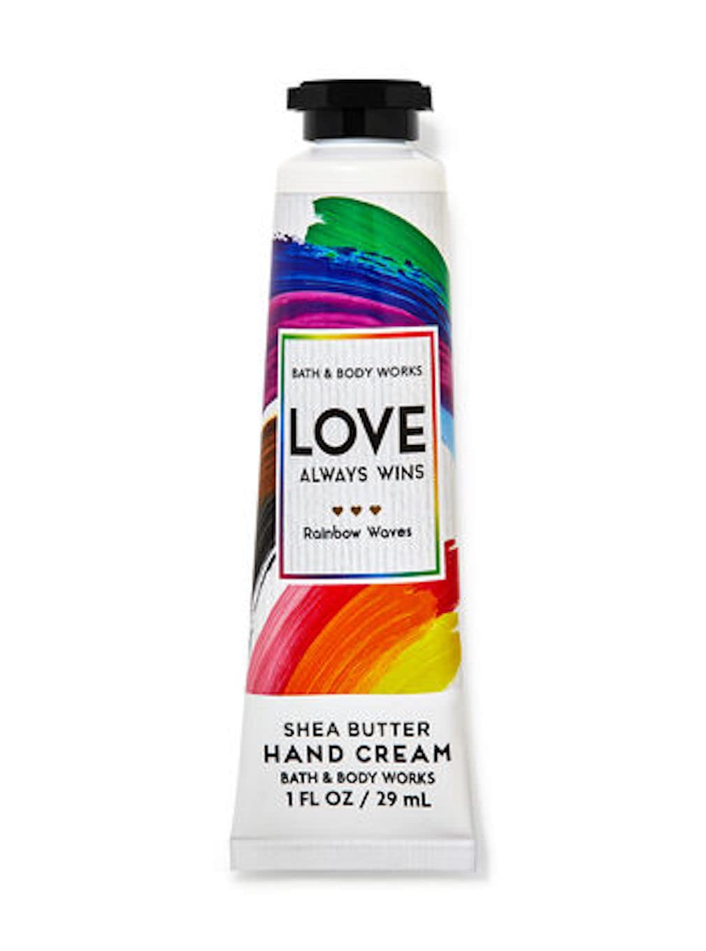 Bath & Body Works Rainbow Waves Shea Butter Travel Size Hand Cream 1oz (Rainbow Waves)