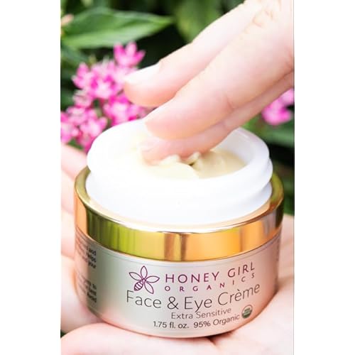 Honey Girl Organics Extra Sensitive Face and Eye Creme, 1.75 Fluid Ounce