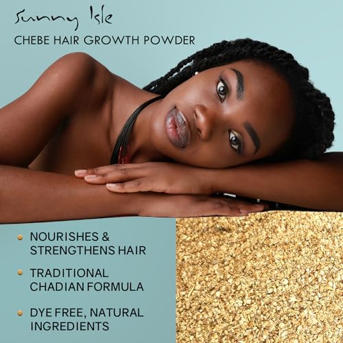 Sunny Isle Pure Chebe Extreme Hydrating Shampoo 12oz | Anti-Breakage, Damage Reversal Formula | Infused with Pure Chebe Powder & Jamaican Black Castor Oil | All Hair Types