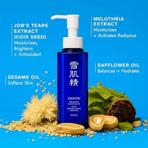 SEKKISEI Treatment Cleansing Oil, Facial Cleanser & Makeup Remover, 10.1 Ounce