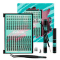 Manga Lash Clusters Kit - 144PCS Fairy Eyelash Extension with Bond & Seal