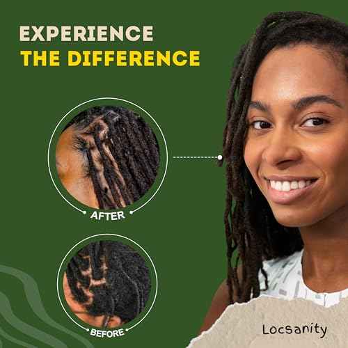 Locsanity Passion Fruit Conditioning and Styling Hair Gel ? Braiding Gel for Dreadlocks, Twists and Sisterlocks, Loose Natural Hair, and All Types of Locs