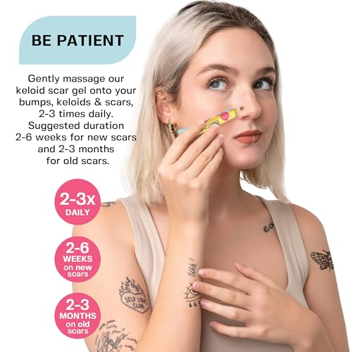 Keloid Bump Removal Gel - Natural Scar Treatment for Piercings