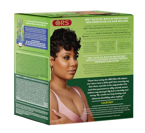 ORS Olive Oil No-Lye Hair Relaxer Normal Strength (Pack of 4)