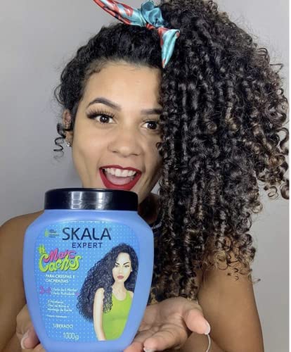 SKALA Mais Cachos for hair type 3ABC - 2 IN 1 Conditioning Treatment Cream & Cream To Comb 35.2oz