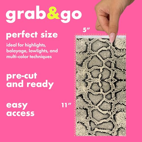 Colortrak Python Pop-up Hair Foil Sheets 400 Count 5x11
